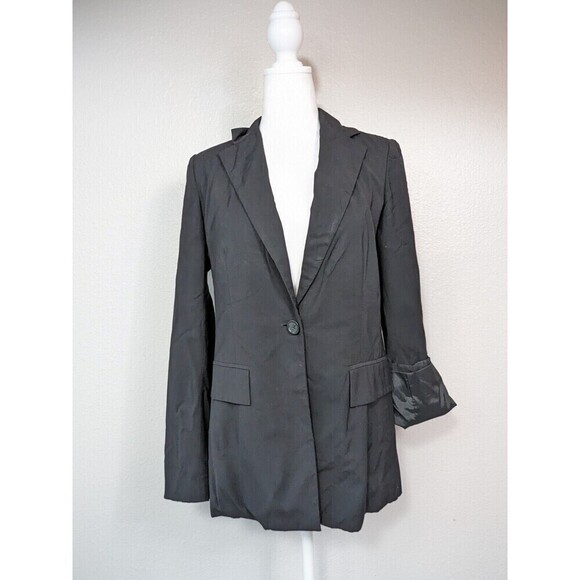 Banana Republic Stretch Wool Blazer Jacket Size 4 - Picture 1 of 8